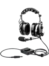 PH-100HC Helicopter Pilot Headset ANR Noise Canceling Aviation Headset