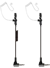 E-42C Listen Only Acoustic Tube Earpiece with Transparent Air Coil Earplug