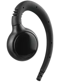 E-33C 3.5mm or 2.5mm Plug C-Ring Swivel Ear Hook Listen Only Earpiece