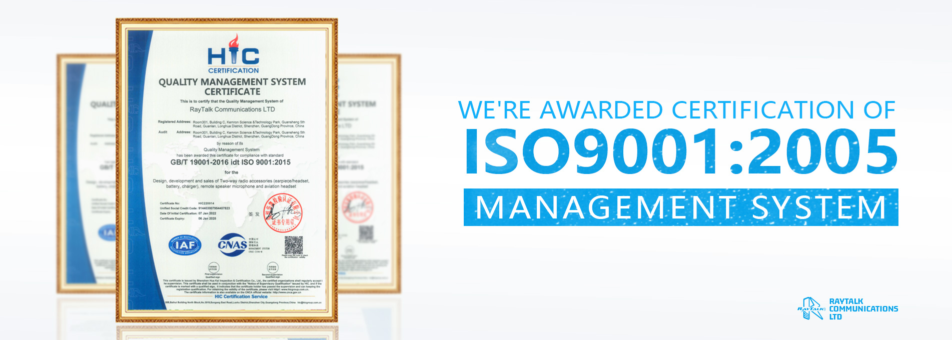 ISO9001:2015 Quality Management