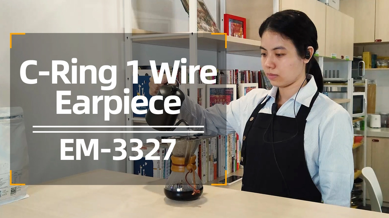 EM-3327 C-Ring 1 Wire Earpiece