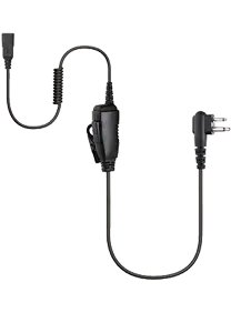 E-44/LOK 1 Threaded Tube Release Surveillance Earpiece for 2 Way Radios