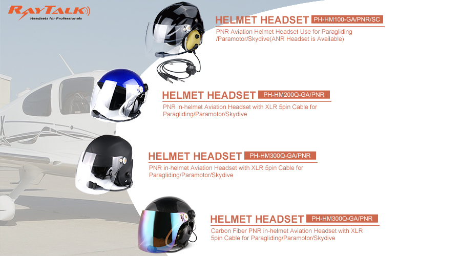 RayTalk Helmet Headsets For Paramotor