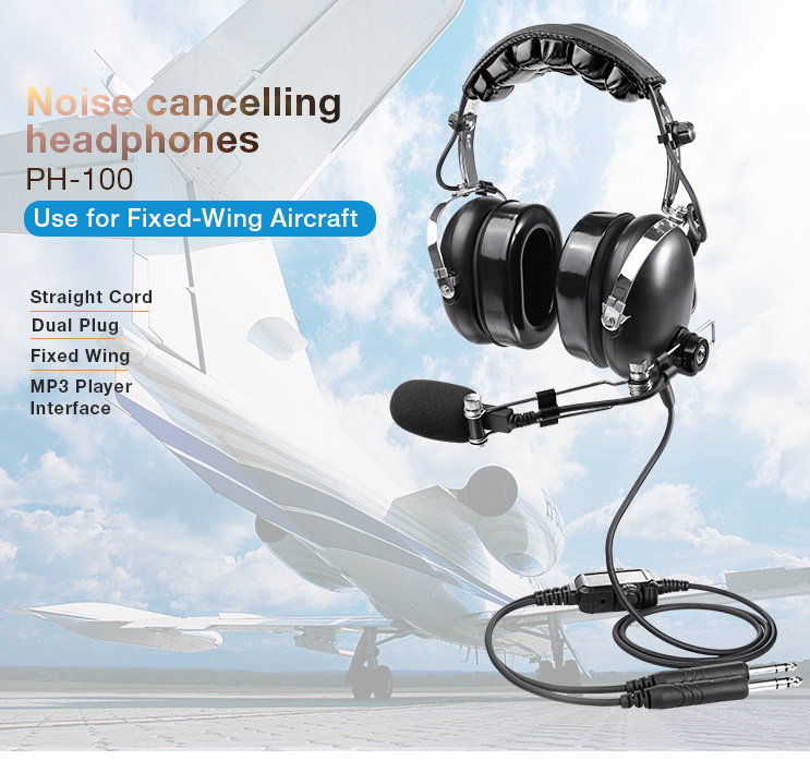 Active Noise Cancelling Headphones and Passive Noise Cancelling Headphones for Aviation