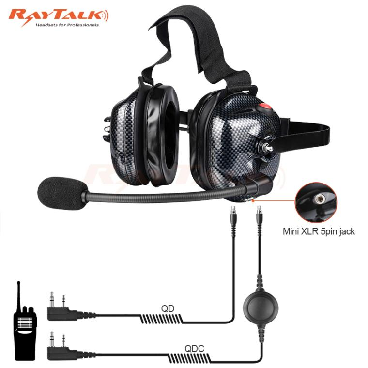 5 Kinds Of Radio Communication Heavy Duty Noise Canceling Headsets