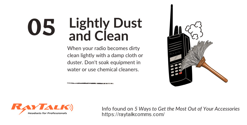 5 Tips for Long Lasting Radio Accessories