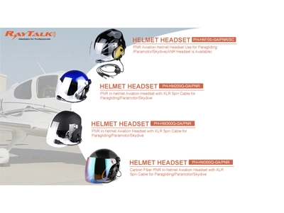 RayTalk Helmet Headsets For Paramotor