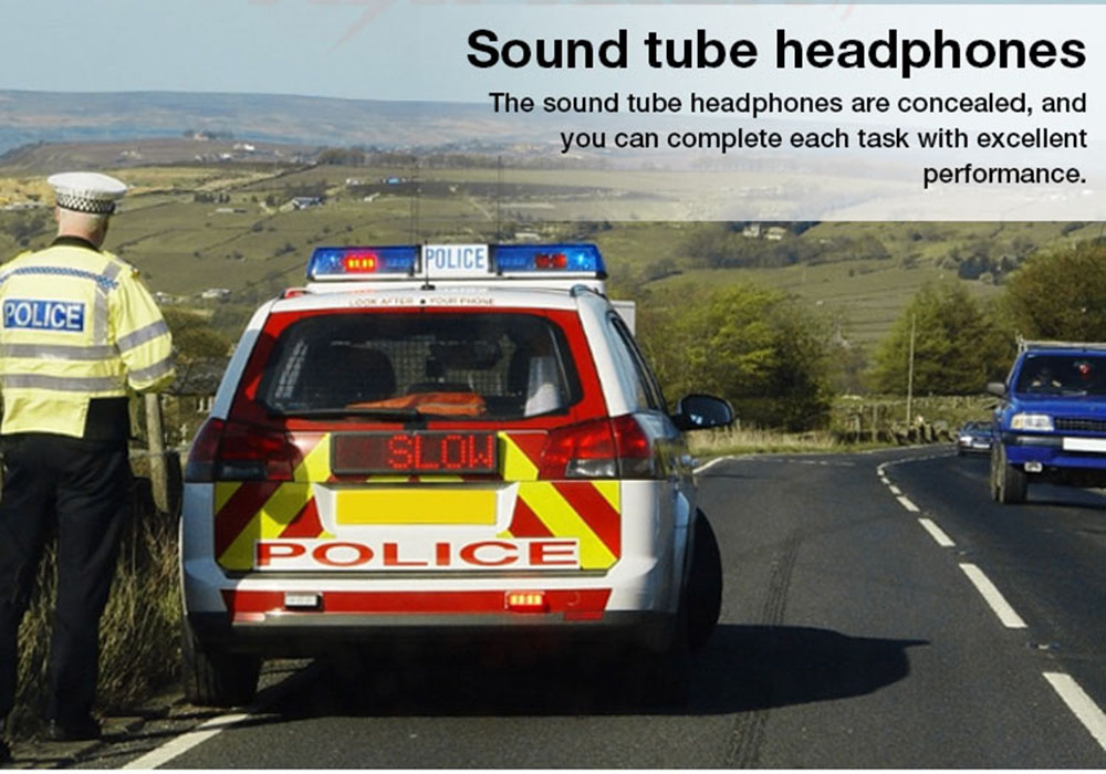 Intercom Tube Security Bodyguard Acoustic Earphones Acoustic Tube