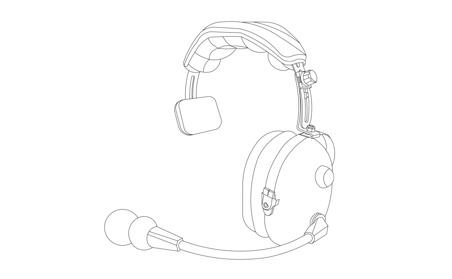 Specifications of RAN-1000AQ-1E Two Way Radio Heavy Duty Noise Cancelling Headset with Flexible Boom Arm