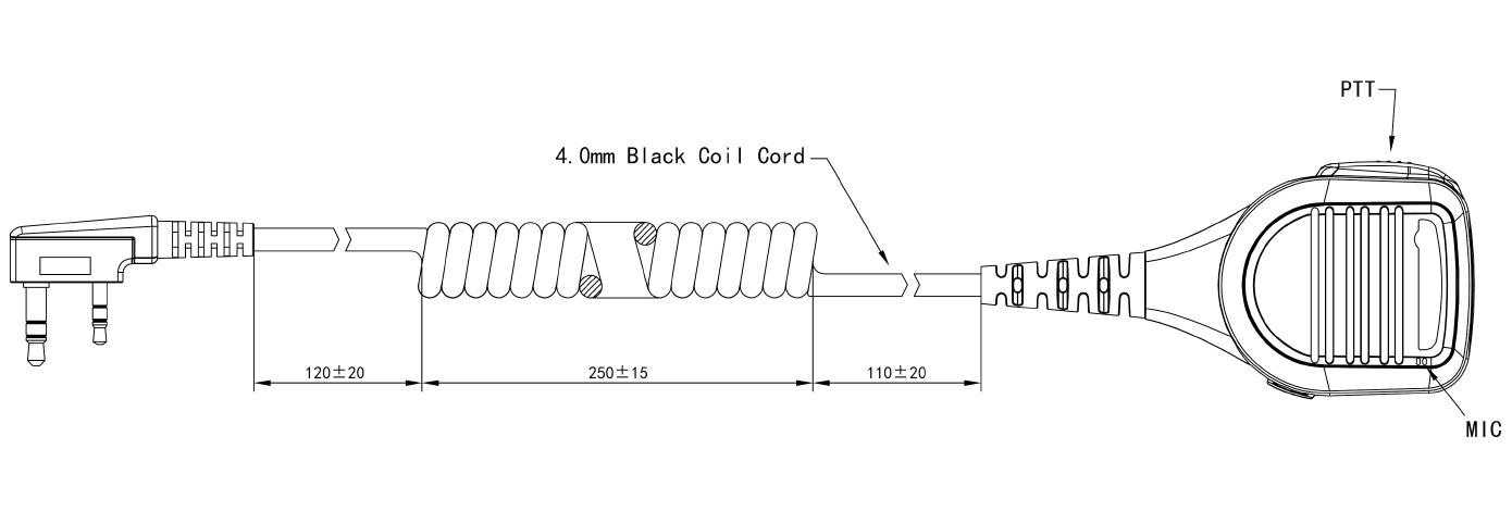 Specifications Of Rsm 300cc Handheld Remote Lapel Speaker Microphone Mics For Motorola Radio