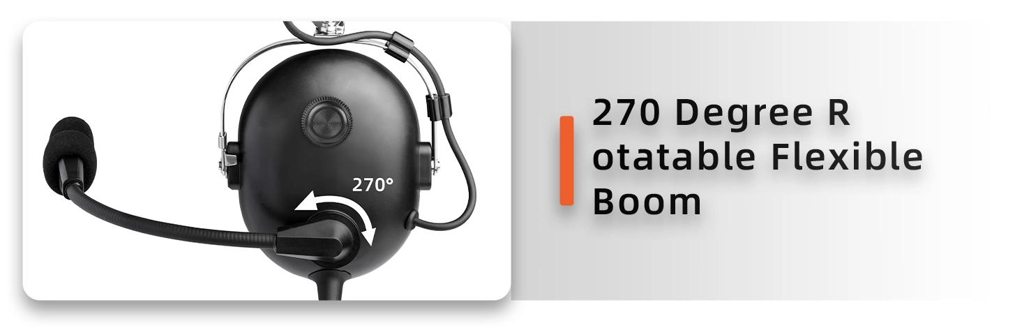 Details of PH-100AC ANR Active Noise Reduction Aviation Headsets for Pilot