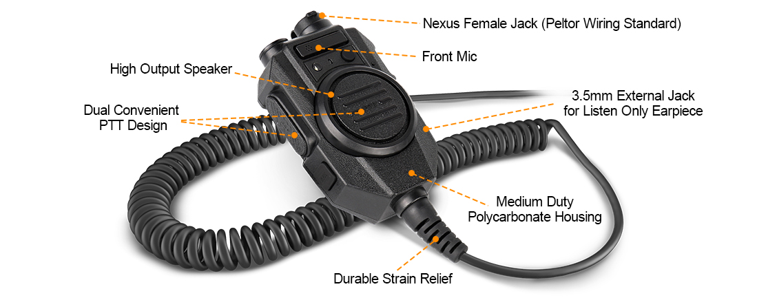 Revealing the secret of Speaker Mic RSM-600/CC, double guarantee of communication security