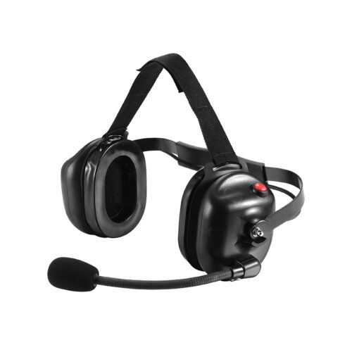 45 degree angle view of B-50Q Heavy Duty Headset with Noise Cancelling Microphone