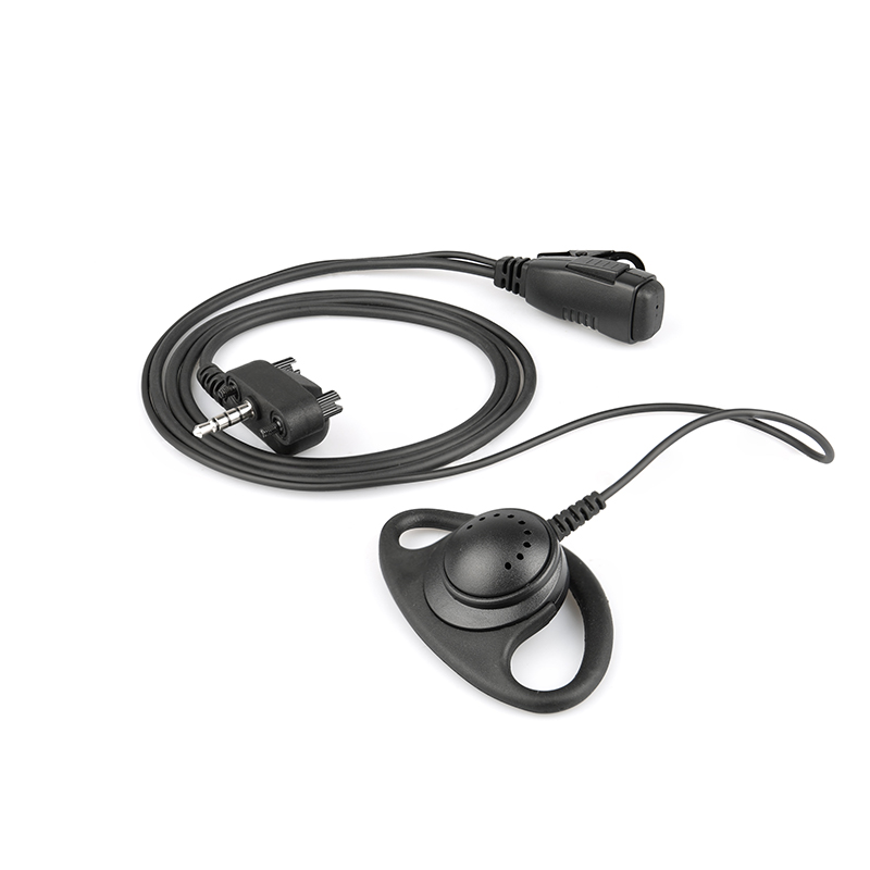 Oreillette de communication EM-3227 EM-3227 communication earpiece with Y2 plug and PTT, compatible with Vertex radios