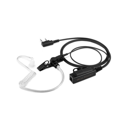 Auricular de radio EM-4238 EM-4238 radio earpiece with customizable K1 connector, compatible with Kenwood radios TK208, TK270, TC365, and NX340