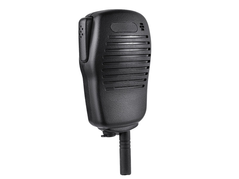 RSM-110-CC speaker mic 45 degree view of RSM-110/CC Walkie mic for two way radio communication