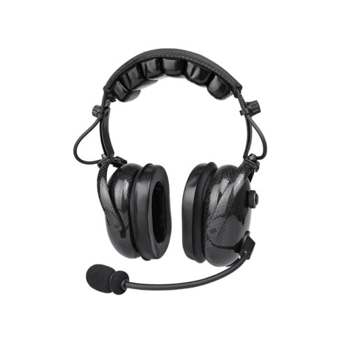 RAN-1000CF Auricular de radio bidireccional de fibra de carbono RAN-1000CF Carbon Fiber Two Way Radio Headset
