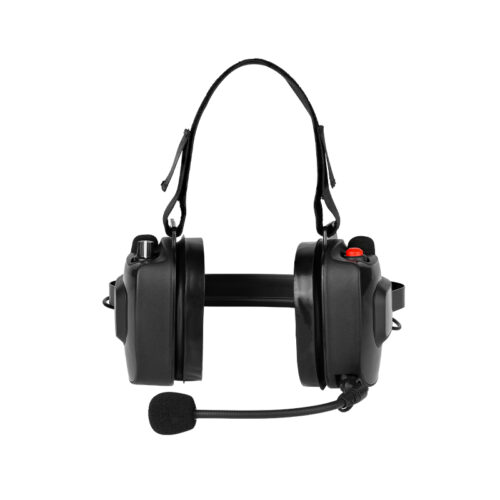 RE-20 Schießsport-Headset RE-20 shooting headset with adjustable velcro headband and microphone