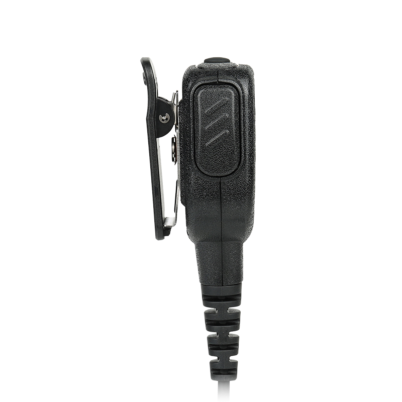 RSM-800 waterproof radio speaker showing the push-to-talk (PTT) button RSM-800 waterproof radio speaker showing the push-to-talk (PTT) button