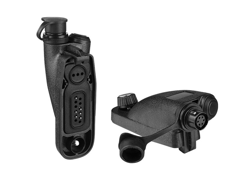 AP-M9-HRS6F-PTT (1) AP-M9-HRS6F/PTT Radio Walkie Talkie Earpiece Adapter-For Mototrbo DP3400 APX4000 to Hirose 6 Pin Connector with Flat PTT