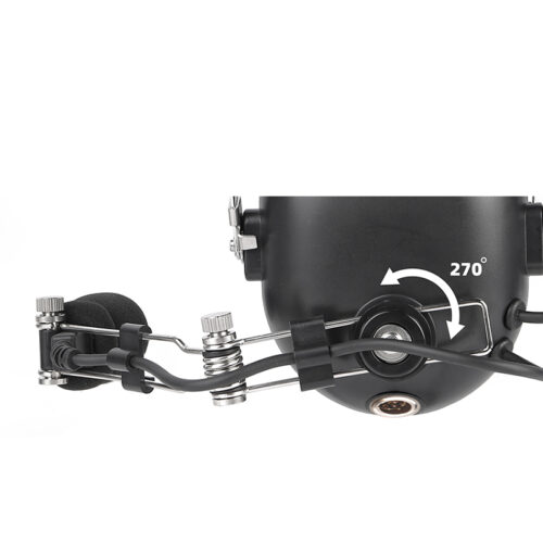 Bras et microphone métalliques réglables Adjustable metal boom arm and microphone