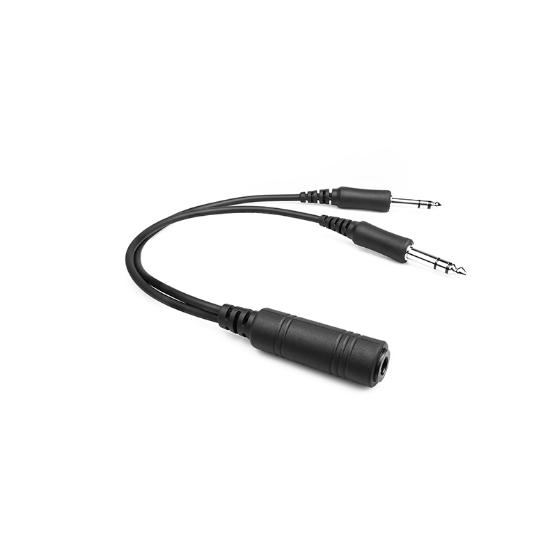 CB-02 (3) CB-02 Helicopter Headset Plug to GA Fixed Wing Aircraft Cable Adapter
