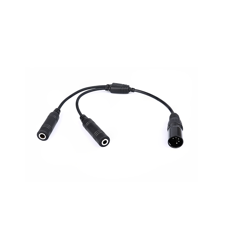 CB-04 (3) CB-04 GA Headset Dual Plug to Airbus Headset Cable
