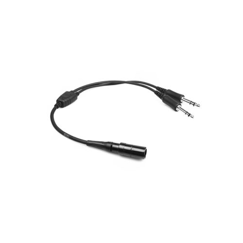 CB-06 (3) CB-06 BOSE 6 Pin LEMO Headset to GA Dual Plug Adapter