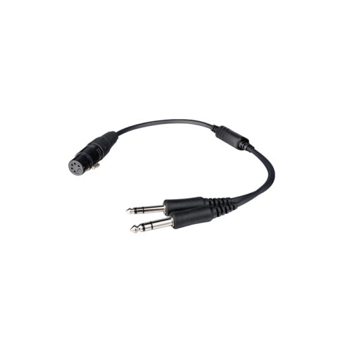 CB-10 (1) CB-10 Airbus Headset to GA Dual Plugs Headset Cable