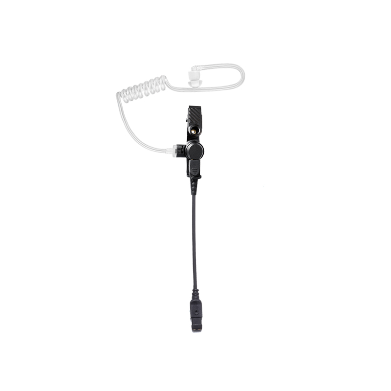 E-42-LOK1-SC E-42/LOK 1 Single Wire Coiled Clear Tube Earphone