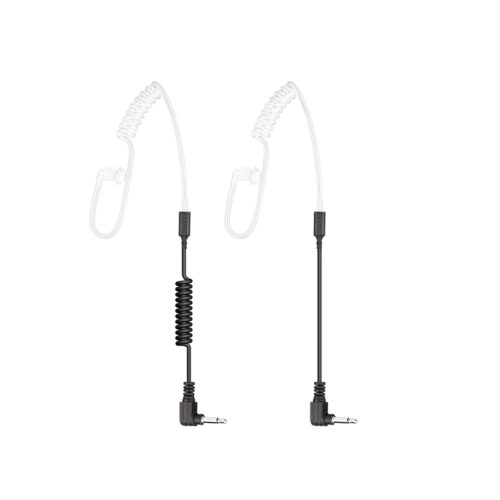 E-45-3.5L2 E-45C Clear Covert In-Ear Earpiece with Mini-Armature Speaker for Walkie Talkies