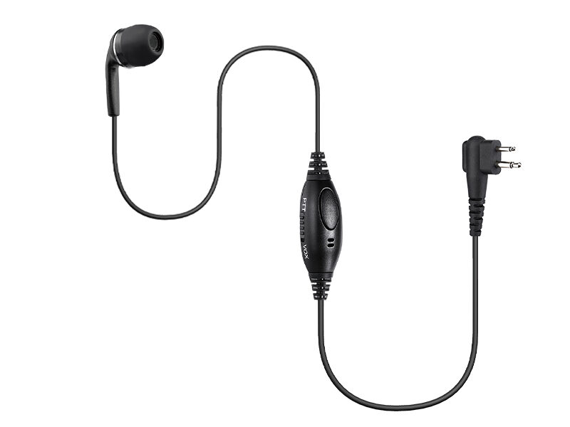 EM-1928V Two Way Radio PTT/VOX Earpiece