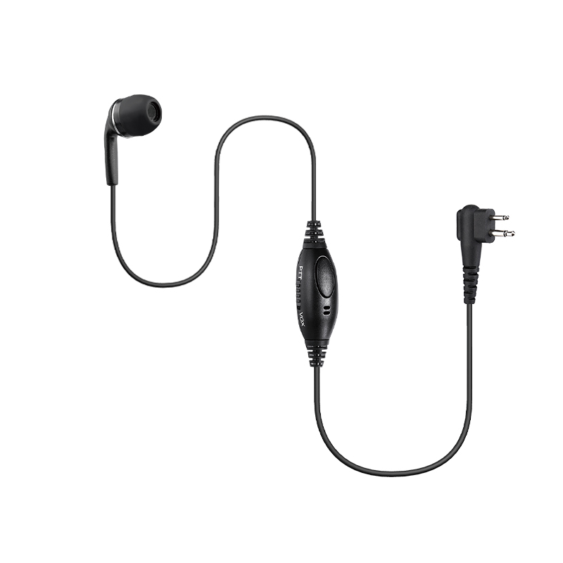 EM-1928-M1-VOX-SC-1W EM-1928V Two Way Radio PTT/VOX Earpiece