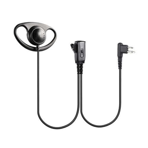 EM-3242-M1A-VOX-SC-1W EM-3242V D-Shape Earpiece Headset with VOX for Walkie Talkie 2 Way Radio
