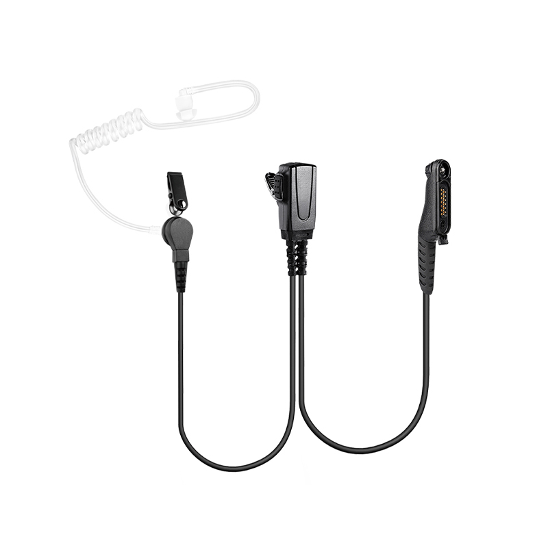 EM-4342-M16-SC-1W EM-4342 Covert Acoustic Tube Police Radio Earpiece Headset with Mic PTT