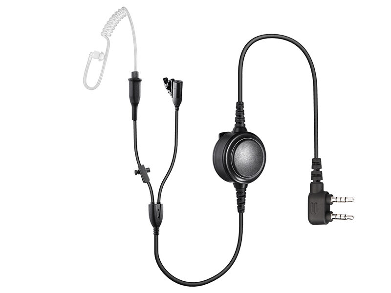 EM-440250 Acoustic Tube Earpiece with Large PTT