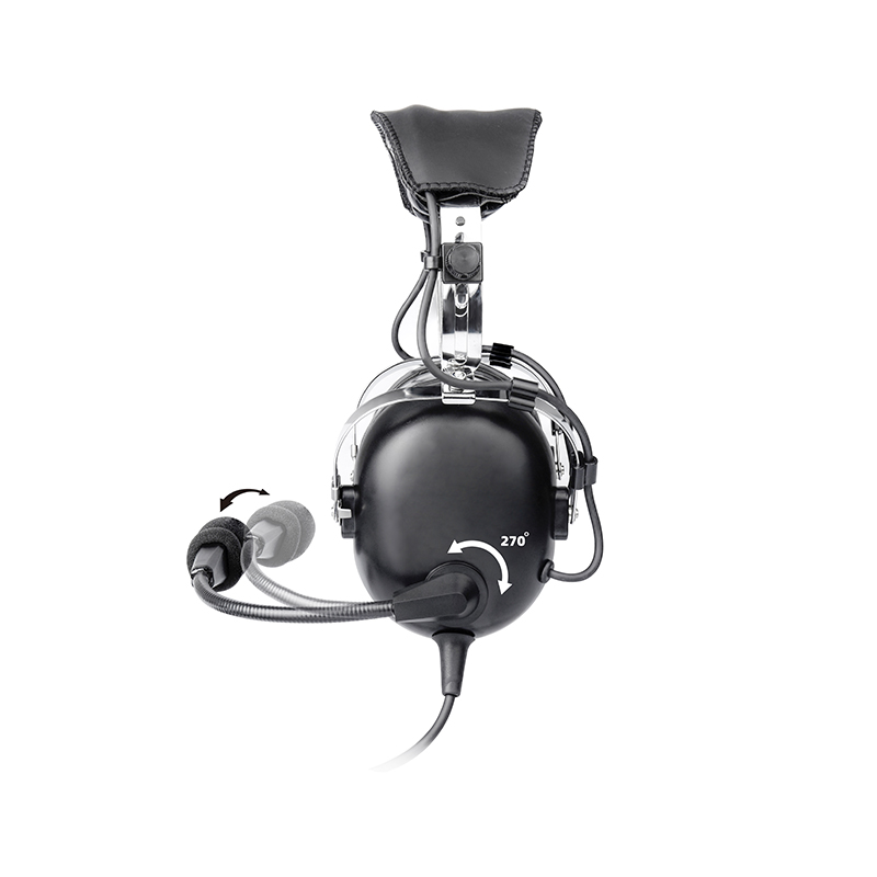 PH-100A-GA-ANR-SC (15) PH-100 ANR Active Noise Reduction Aviation Headsets for Pilot
