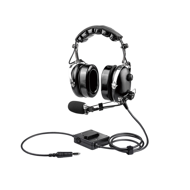 Casque d'hélicoptère PH-100H avec bras en métal PH-100H Helicopter Headset with Metal Boom Arm