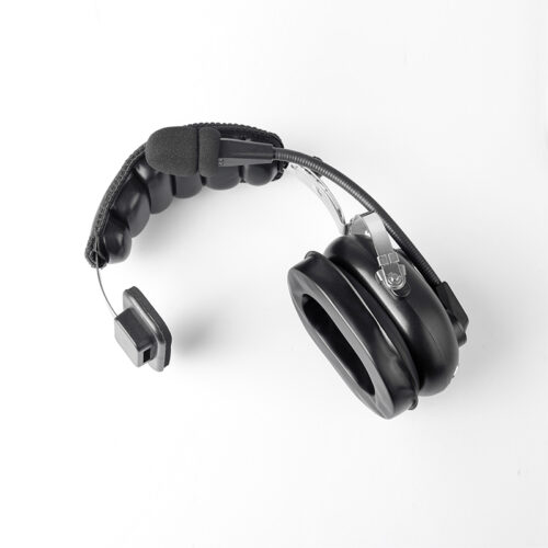 RAN-1000AQ-1E (2) RAN-1000AQ-1E Two Way Radio Heavy Duty Noise Cancelling Headset with Flexible Boom Arm