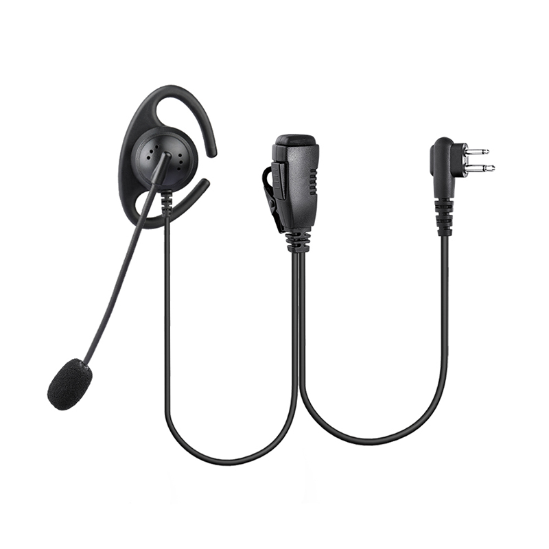 REMB-0427-M1 REMB-0427 D-Ring 1 Wire Earpiece with Mini Boom Microphone