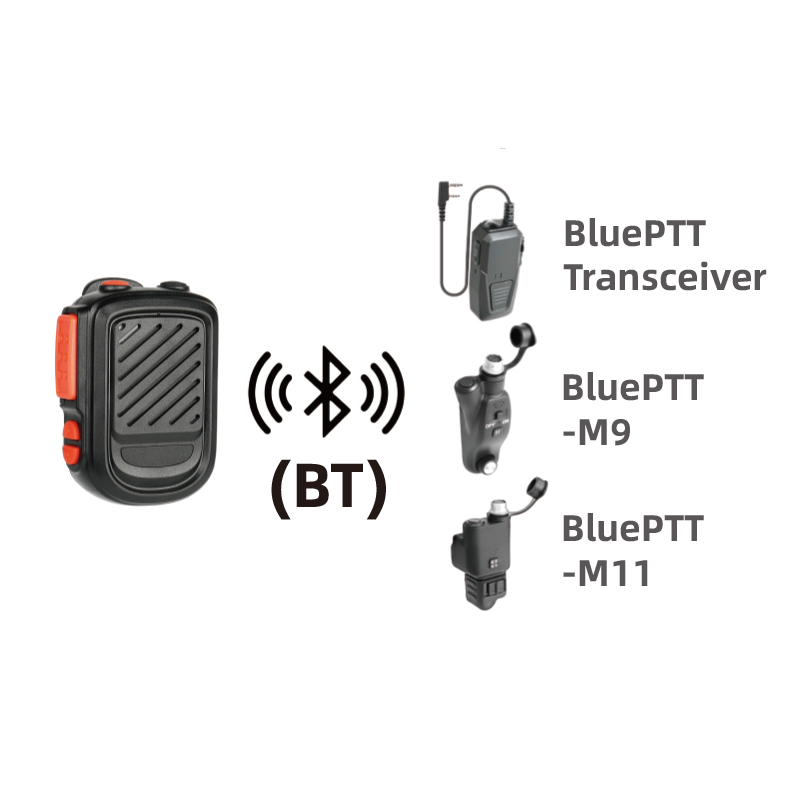 RSM-350-BT BLE speaker microphone RSM-350-BT Bluetooth Speaker Mic Connects wired/wireless transmitters