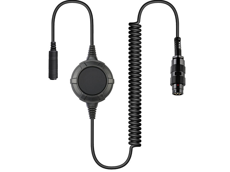 ADC-PTT53-NX2-U328 ADC-PTT53 Male 6pin Connector Adapter with Push-To-Talk Button