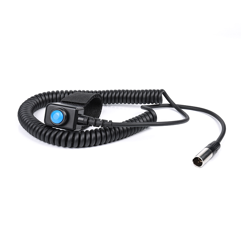 Velcro Finger PTT#48 Switch with XLR 3pin Male Connector
