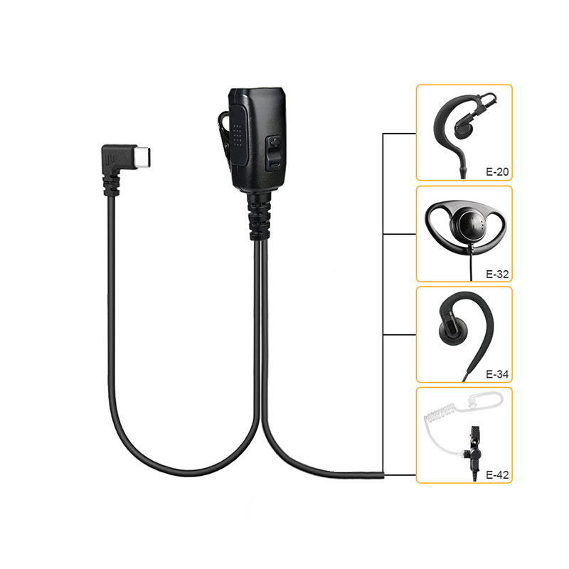 M-54-USB-C-PoC-radio-earpiece M-54-USB-C-PoC-radio-earpiece