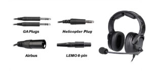 Pilot Headset Plugs