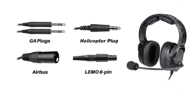 Pilot Headset Plugs