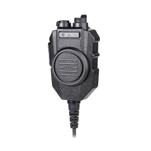 RSM-610 shoulder microphone featuring a headset activation switch and Nexus female jack