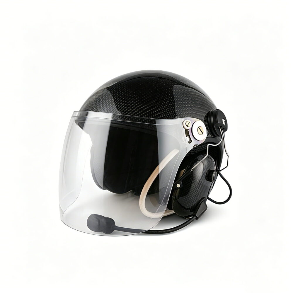 PH-HM400Q Carbon Fiber Intercom Helmets Headsets for Skydive