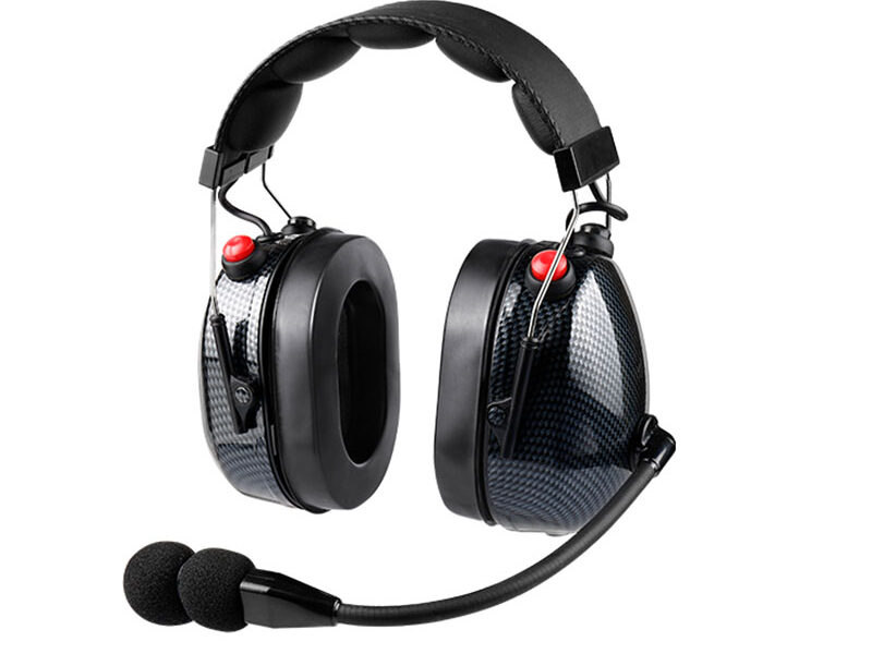 RAN-3000CF-Carbon-Fiber-Printed-Radio-Headphone-with-4-PTTs