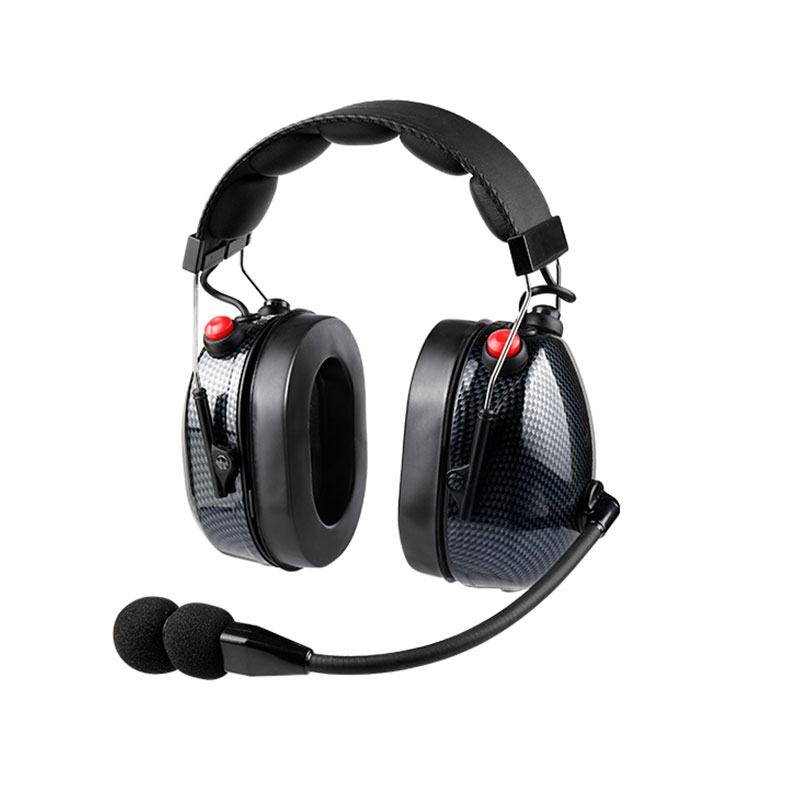 RAN-3000CF-Carbon-Fiber-Printed-Radio-Headphone-with-4-PTTs